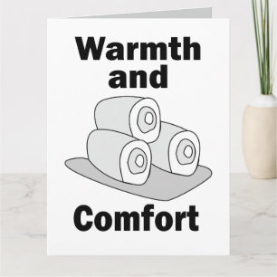 Handdoeken Warmte En Comfort Verjaardag Kaart