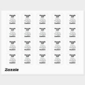 Handdoeken Warmte En Comfort Vierkante Sticker (Vel)