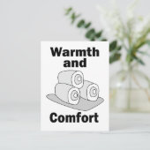 Handdoeken Warmte En Gemak  Briefkaart (Staand voorkant)
