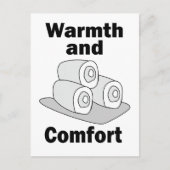 Handdoeken Warmte En Gemak  Briefkaart (Voorkant)