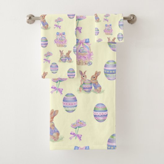 Handdoekenset Eierkonijnen Bad Handdoek (Insitu)