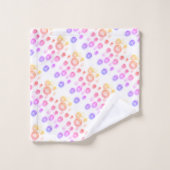 Handdoekenset - Regenboog Bellen Bad Handdoek (Wasdoekje)