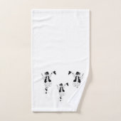 Handdoekjes: Grecian Dancers Evzon Bad Handdoek (Handdoek)