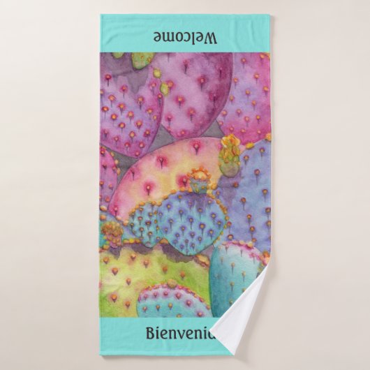  handdoekjes met pricolische handdoeken (Badhanddoek)