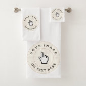 Handdoekset 3pc - Aangepast (Afbeelding/tekst toev Bad Handdoek (Insitu)
