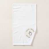 Handdoekset 3pc - Aangepast (Afbeelding/tekst toev Bad Handdoek (Handdoek)