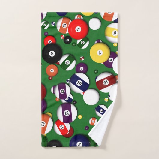Handdoekset - Billiards Bad Handdoek (Handdoek)