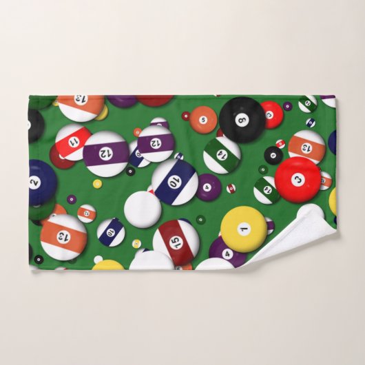 Handdoekset - Billiards Bad Handdoek (Handdoek)