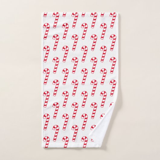 Handdoekset "Candy Cane" Bad Handdoek (Handdoek)