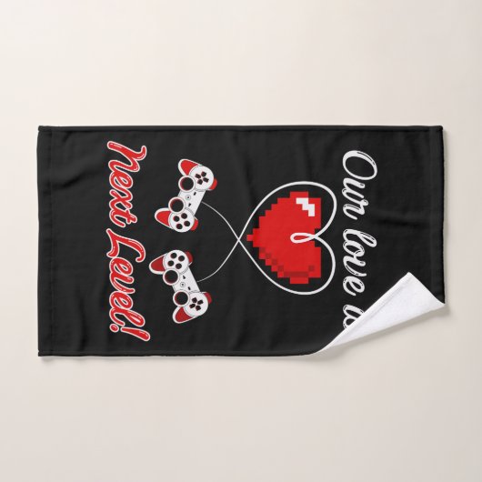 Handdoekset gamer Valentijn Bad Handdoek (Handdoek)
