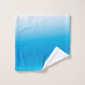 Handdoekset - Hummingbird Silhouette on Blue Bad Handdoek (Wasdoekje)