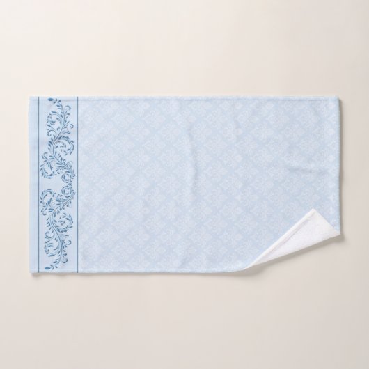 Handdoekset - Icy Blue Damask Bad Handdoek (Handdoek)