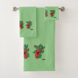 Handdoekset : Kerstgevoel Bad Handdoek