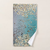 Handdoekset met glittergem mandala bad handdoek (Handdoek)