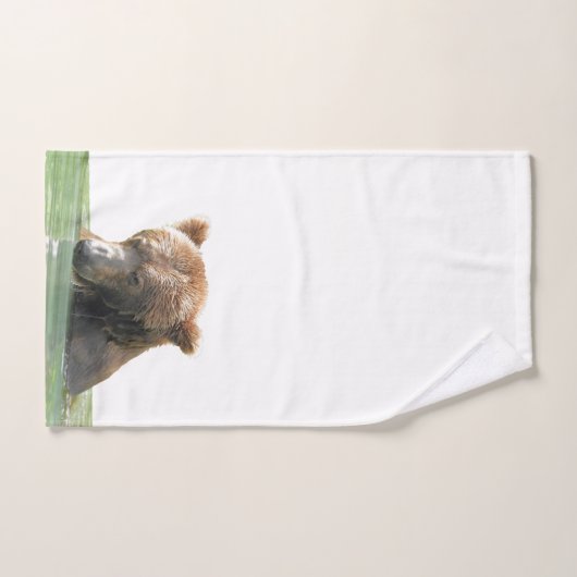 Handdoekset met grizzly beren en cubs bad handdoek (Handdoek)