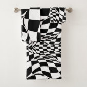 Handdoekset - Modified Checkered Flag Bad Handdoek (Insitu)