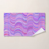 Handdoekset - Paarse curven Bad Handdoek (Handdoek)