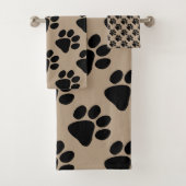 Handdoekset - Puppy Paw Print Bad Handdoek (Insitu)