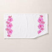Handdoekset - Roze Geranium Blossom Bad Handdoek (Handdoek)