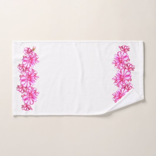 Handdoekset - Roze Geranium Blossom Bad Handdoek (Handdoek)