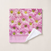 Handdoekset - Roze Gerbera Daisies Bad Handdoek (Wasdoekje)