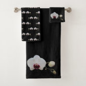 Handdoekset - Ruby-Lipped White Orchid Bad Handdoek (Insitu)