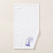 handdoekset van het chemische nautische blauwe zei bad handdoek (Handdoek)