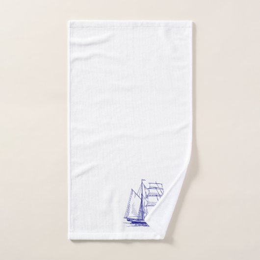 handdoekset van het chemische nautische blauwe zei bad handdoek (Handdoek)