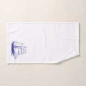 handdoekset van het chemische nautische blauwe zei bad handdoek (Handdoek)