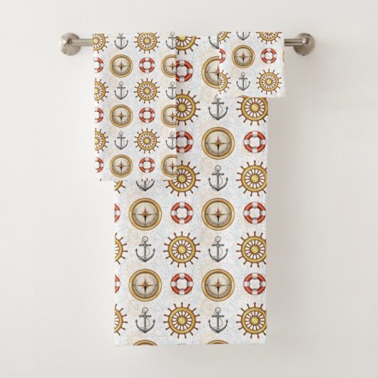 Handdoekset voor autisch patroonpatroon bad handdoek (Insitu)