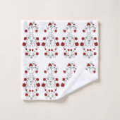 Handdoekset voor handdoeken, Rozen Bad Handdoek (Wasdoekje)