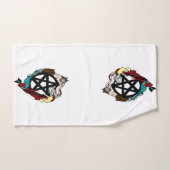 Handdoekset voor pentacle- en badkamerhanddoeken bad handdoek (Handdoek)