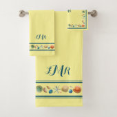 Handdoekset voor Shells & Stripes Bath Bad Handdoek (Insitu)