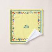 Handdoekset voor Shells & Stripes Bath Bad Handdoek (Wasdoekje)