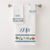 Handdoekset voor Shells & Stripes Bath Bad Handdoek (Insitu)