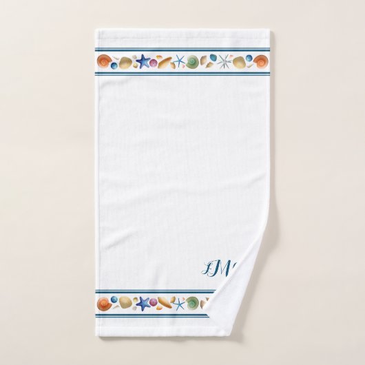 Handdoekset voor Shells & Stripes Bath Bad Handdoek (Handdoek)