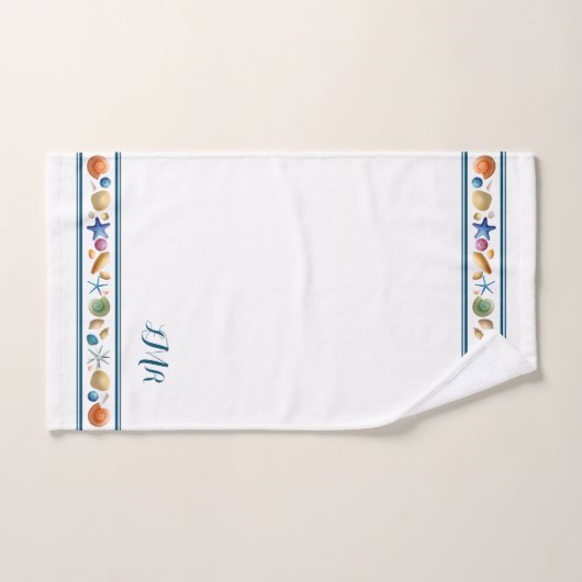 Handdoekset voor Shells & Stripes Bath Bad Handdoek (Handdoek)