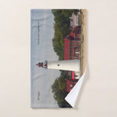 Handdoekset voor vuurtoren van Fort Gratiot Bad Handdoek (Handdoek)