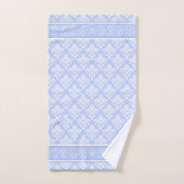 Handdoekset - Wedgewood Blue Damask Bad Handdoek (Handdoek)