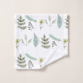 Handdoekset - Zomerbladeren Bad Handdoek (Wasdoekje)