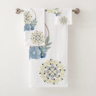 Handdoeksets Floral Mandala Bad Handdoek