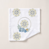 Handdoeksets Floral Mandala Bad Handdoek (Wasdoekje)
