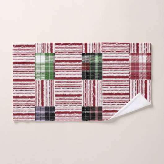 Handdoeksets, geplaatst bad handdoek (Handdoek)