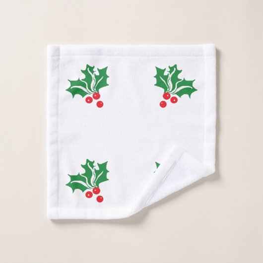 Handdoeksets: Mistletoe Bad Handdoek (Wasdoekje)