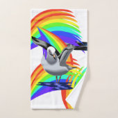 Handdoeksets Seagulls kleurrijke kleuren Bad Handdoek (Handdoek)