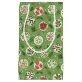 HandDrawn Christmas Ornament Gift Bag Klein Cadeauzakje (Voorkant)