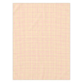 HandDrawn Organic Grid Check Sunshine Yellow Tafelkleed (Voorkant)