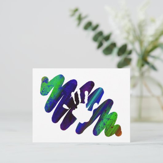 handdruk briefkaart (Staand voorkant)