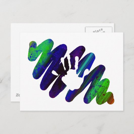 handdruk briefkaart (Voorkant / Achterkant)