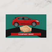 Handdruk ontwerp, Auto Dealer Visitekaartje (Voorkant)